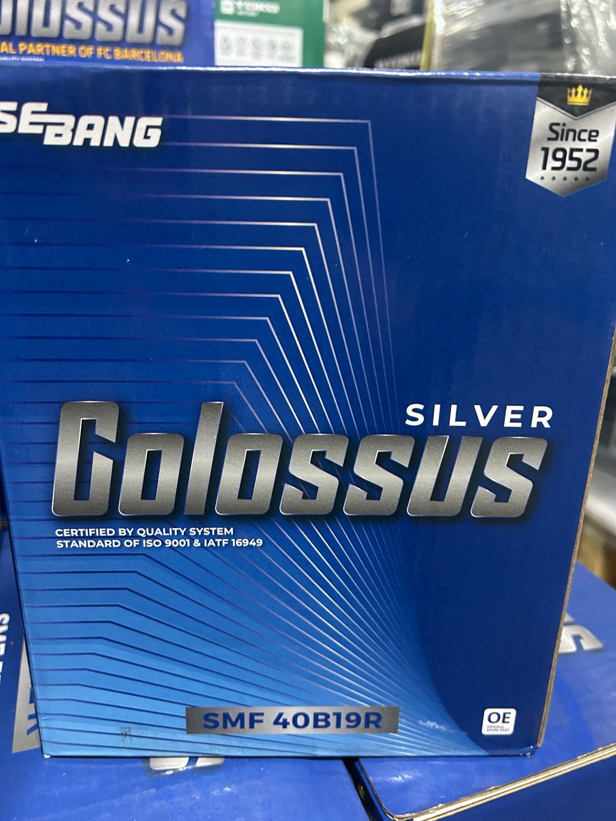 Batería Colossus SMF 55457 COLOS. 55AH 360CCA.