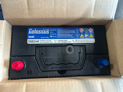 Batería Colossus SMF 55B24R COLOS. 40AH 400CCA.