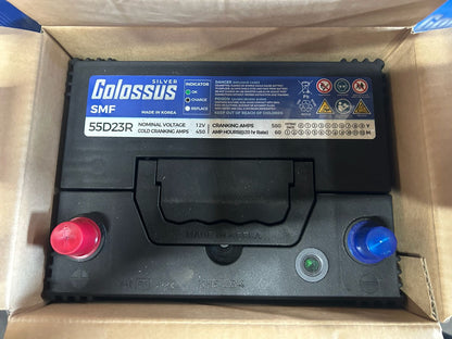 Batería colossus SMF 55D23R COLOS. 60AH 450CCA